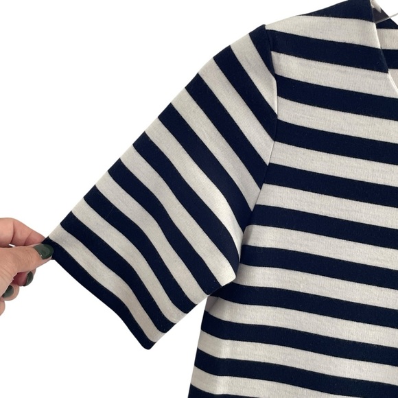 Club Monaco Blue and White Sheath Mini Dress - Picture 7 of 13